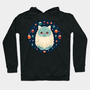 Persian Cat Xmas  Ornament, Love Cats Hoodie